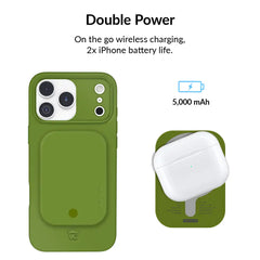 Matcha Green Portable MagSafe Charger Power Pack