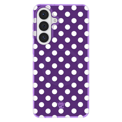 Violet Glow Polka Dot Samsung Case