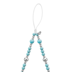 Turquoise Heart Phone Charm
