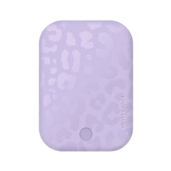Lilac Leopard Portable MagSafe Charger Power Pack